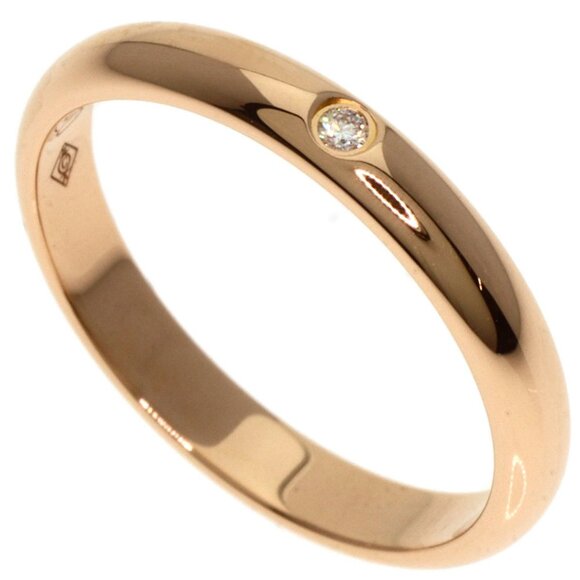 CARTIER 18k Rose Gold Diamond Ring #47 - Picture 8 of 8